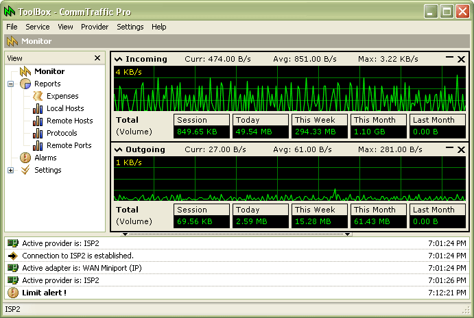 CommTraffic Screenshot